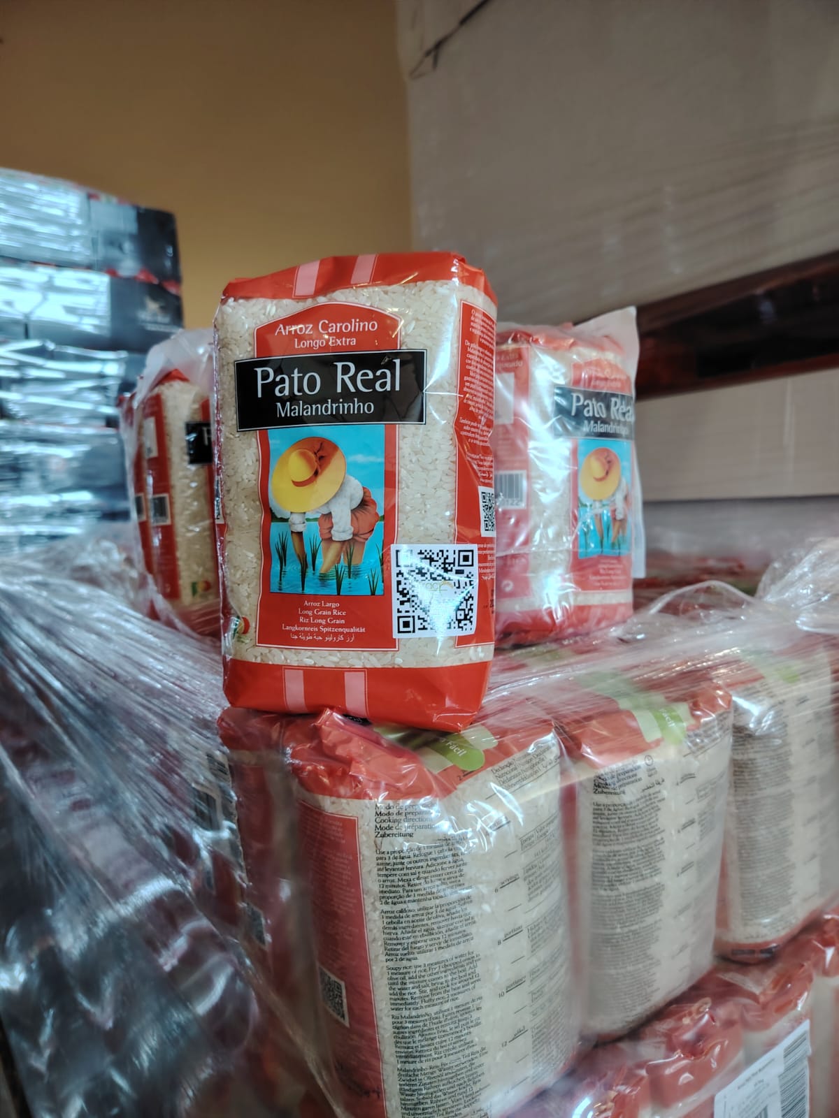 packaging of Pato Real Malandrinho rice TRACE-RICE: Digital Technology for Rice Traceability